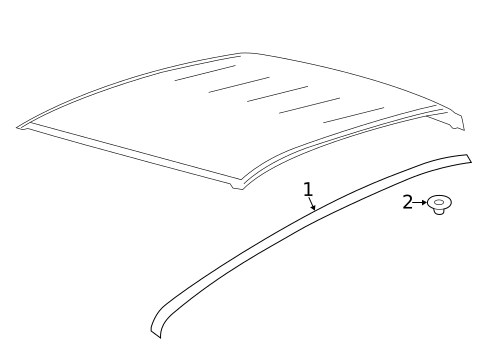 Exterior Trim - Cab for 2023 Ford Ranger #1
