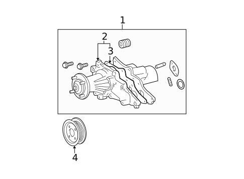 Water Pump for 1998 Lexus GS300 #0