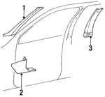 FOVY5403598H - Body: Windshield Pillar for Lincoln: Town Car Image