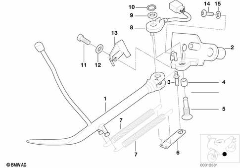 Side Stand for 2003 BMW-Motorrad R 1200 C #0
