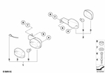 63137650017 - : Turn Indicator Glass for BMW-Motorrad Image