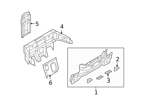 Rear Body for 2010 INFINITI G37 #2