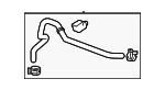 46402T56A01 - Brakes: Brake Vacuum Hose for Honda Image