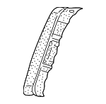 8E0885776B - Body: Seat Back Pad for Audi: A4, A4 Quattro, S4 Image