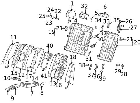 Front Seat Components for 2005 Audi A4 Quattro #9