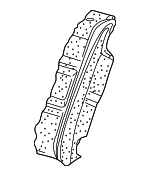 8E0885775A - Body: Seat Back Pad for Audi: A4, A4 Quattro, S4 Image