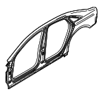 4H4809603D - Body: Uniside Panel for Audi Image