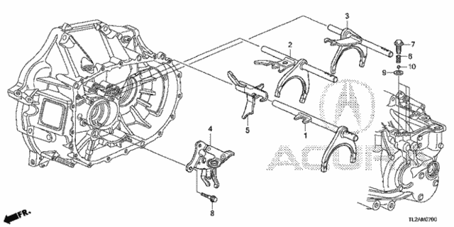 MT Shift Fork for 2013 Acura TSX #0