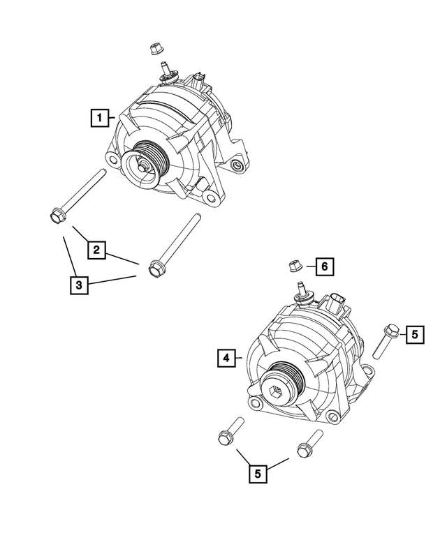R6029643AB - : Engine Generator, Remanufactured for Mopar Image