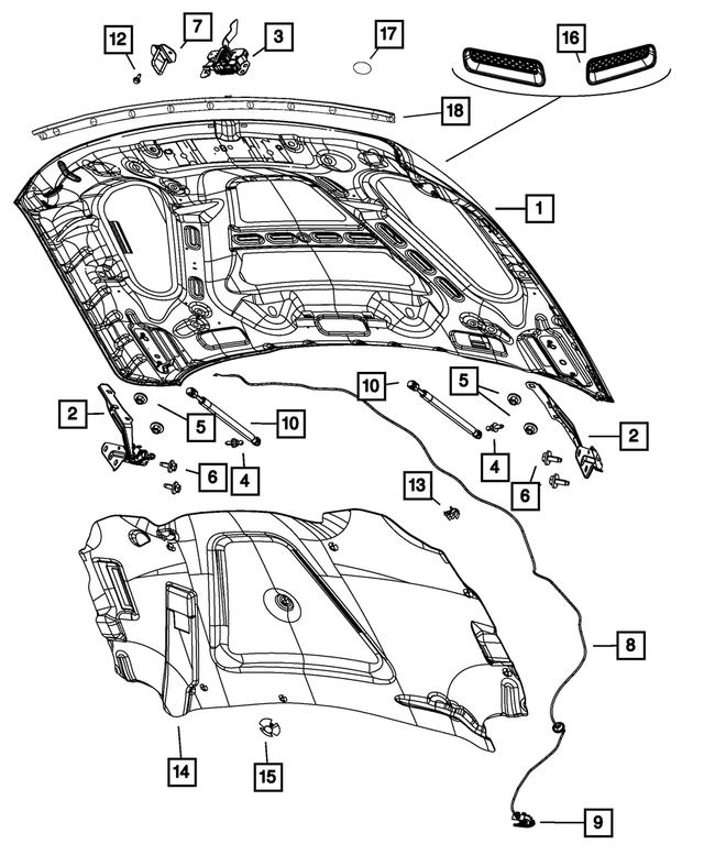 « 68185697AA – Body Sheet Metal Except Doors : Anti-grincement Ruban pour Mopar Image »