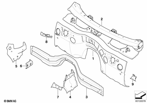 Front Body for 2005 BMW 328i #2