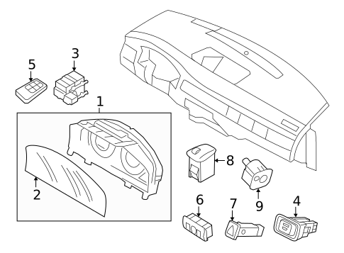 Instruments & Gauges for 2008 Volvo XC70 #0