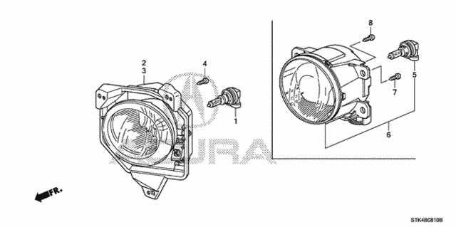 Foglight for 2009 Acura RDX #0