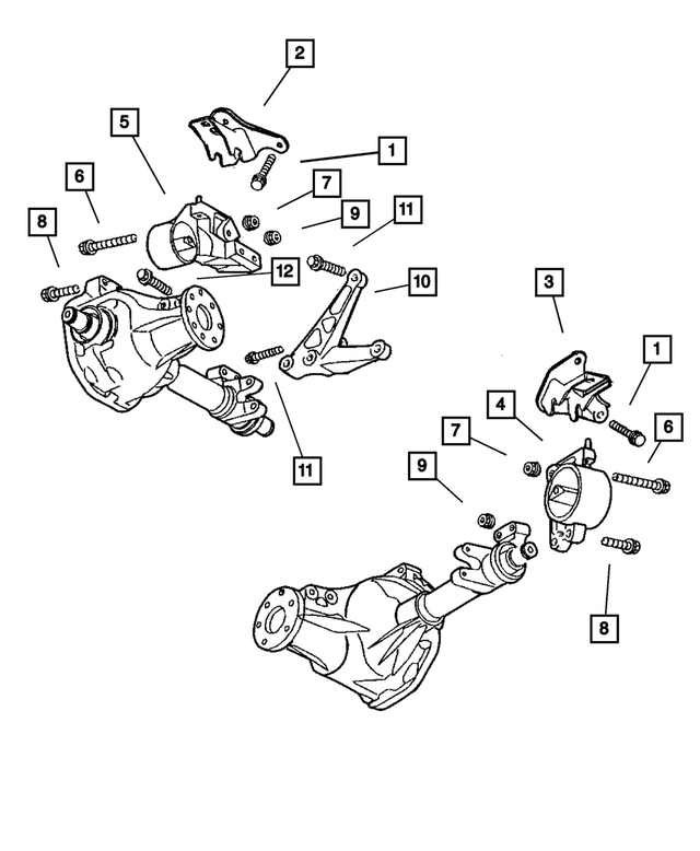 52020243AB - Engine Mounting: Engine Mount Insulator for Mopar Image