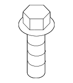 90168TA1A00 - Engine: Side Mount Bracket Bolt for Honda: Odyssey, Passport, Ridgeline Image