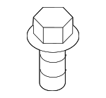 90103SV4013 - Engine: Side Mount Bolt for Honda: Accord, Civic, CR-V, CR-Z, Element, Odyssey, Passport, Pilot, Ridgeline, S2000 Image