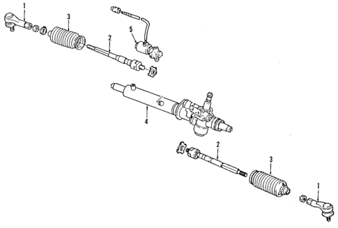 Steering Gear & Linkage for 1992 Ford Probe #0