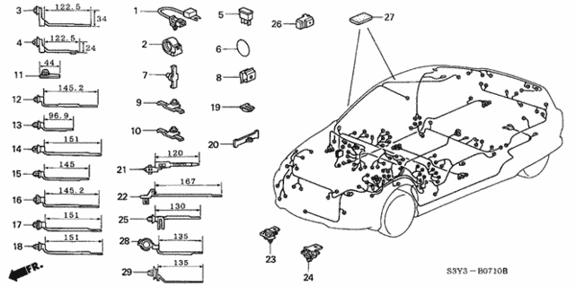 Harness Band - Bracket for 2002 Honda Insight #0