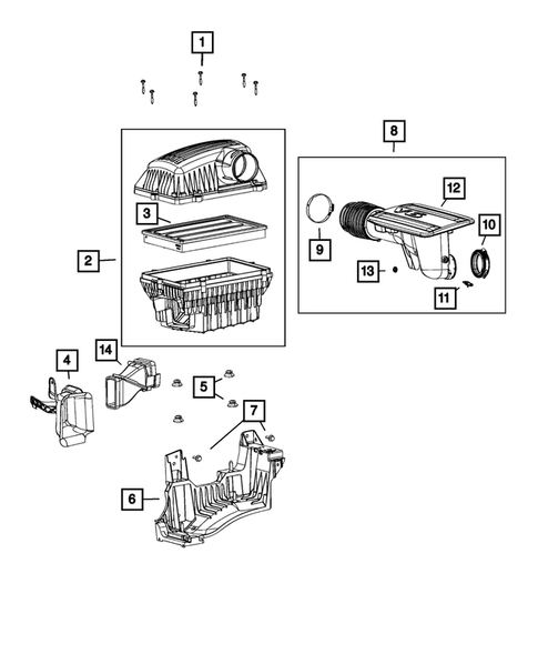 Air Cleaner for 2019 Ram 1500 #1