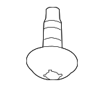 N10485703 - Body: Sun Visor Holder Screw for Porsche: 718 Cayman, 911, Cayman, Panamera Image