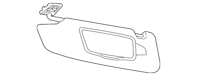 2012-2019 Porsche 911 Sun-Visor 991-731-031-21-OJ8 | Sunset