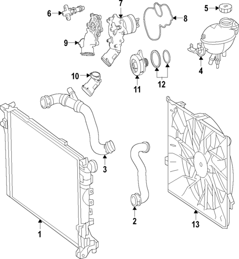 Water Pump for 2017 Mercedes-Benz AMG GT #2