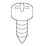 MF453091 - : Rear Trim Panel Screw for Mitsubishi Image