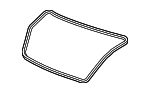 74865TS8A01 - : 2012-15 Honda Civic Coupe (2 door only) Trunk Lid Weather seal for Honda: Civic Image