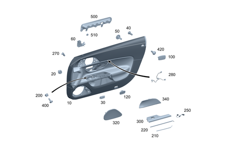 Front Door Trim for 2025 Mercedes-Benz AMG GT 63 Pro #0