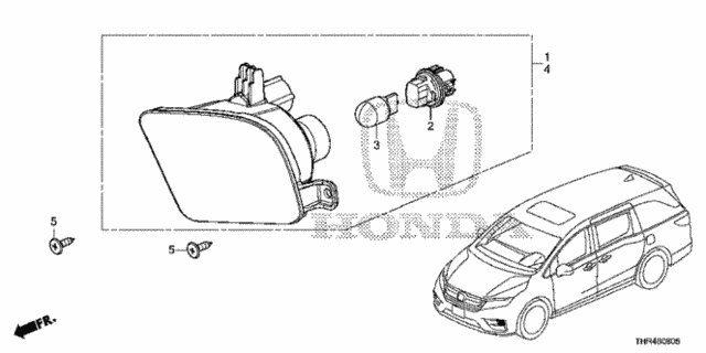 Front Turn Light for 2021 Honda Odyssey #0
