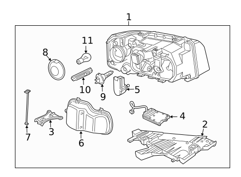Bulbs - Chassis for 2013 Land Rover LR2 #0