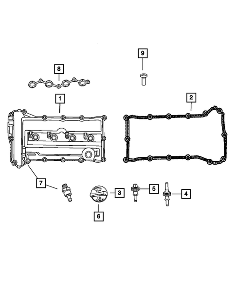 Cylinder Head for 2009 Dodge Journey #3