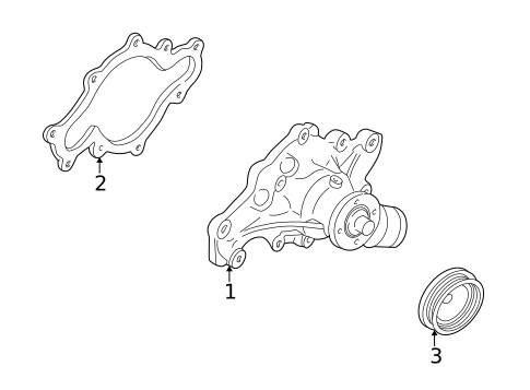Water Pump & Related Components for 2002 Ford Excursion #0