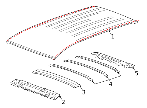 Roof & Components for 2022 Chevrolet Equinox #0