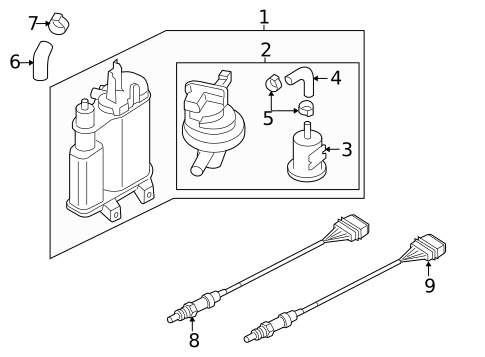 Emission Components for 2017 Audi Q3 #0