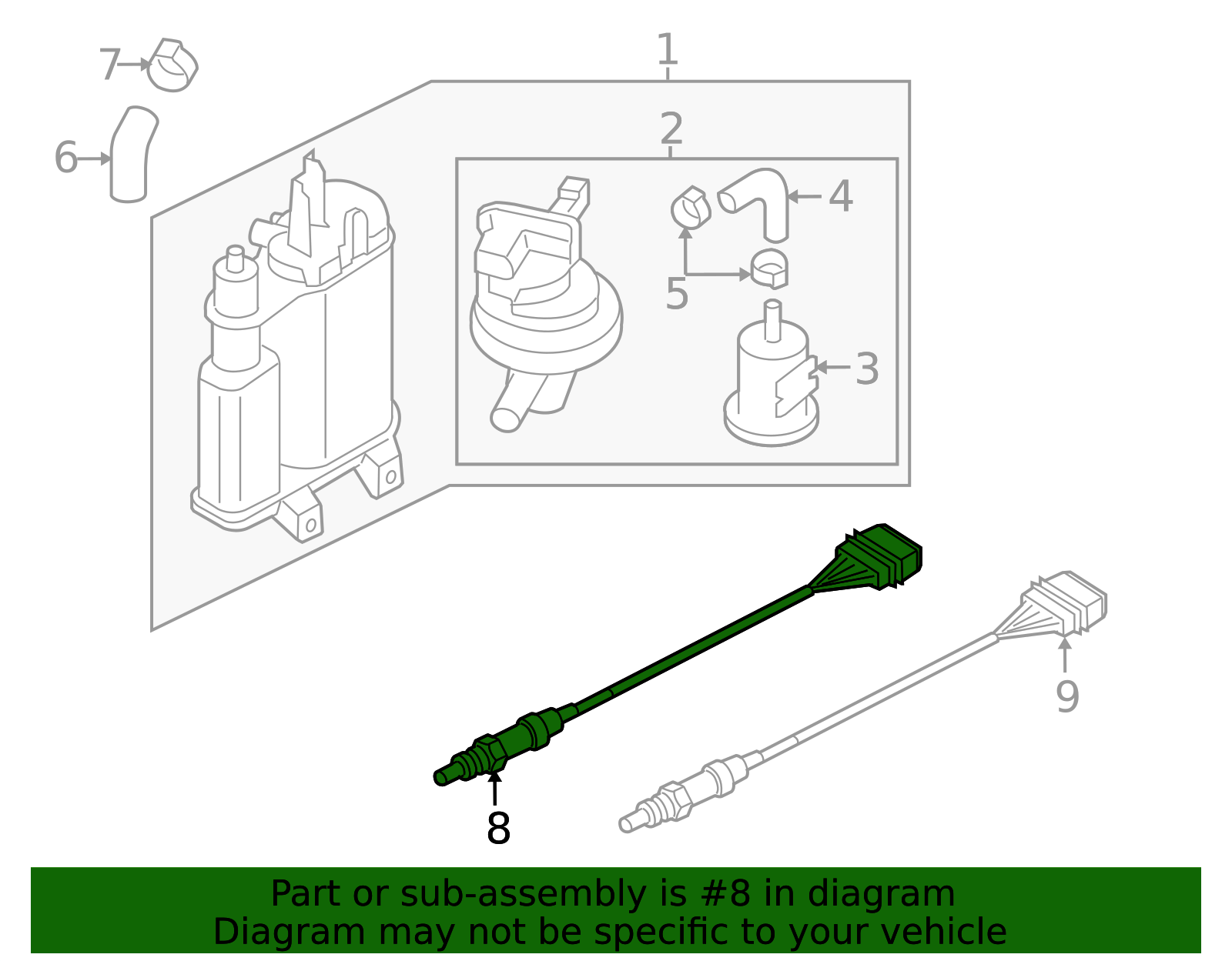 2015-2018 Audi Oxygen Sensor 06J-906-262-M | OEM Parts Online