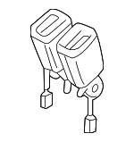 4M0857739PMNB - Electrical: Buckle for Audi: Q7, SQ7 Image