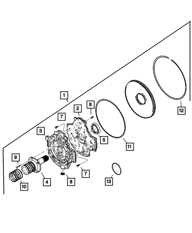 4799003 - Automatic Transmission Multi-Speed: Oil Pump O Ring for Mopar Image image