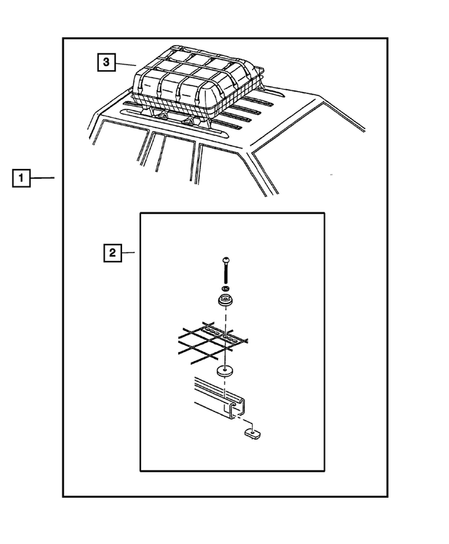 5016389AA - Mopar Accessories - Component Parts: Accessory Hardware Kit for Mopar Image