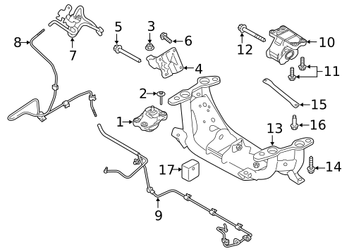Engine & Trans Mounting for 2016 Land Rover Range Rover #0