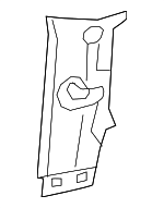 6BN39BD1AB - Body: Rear Pillar Trim for Ram: 1500 Image