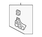 5C7863143 - Body: Retaining Bracket for Volkswagen: Beetle, Jetta, Passat Image