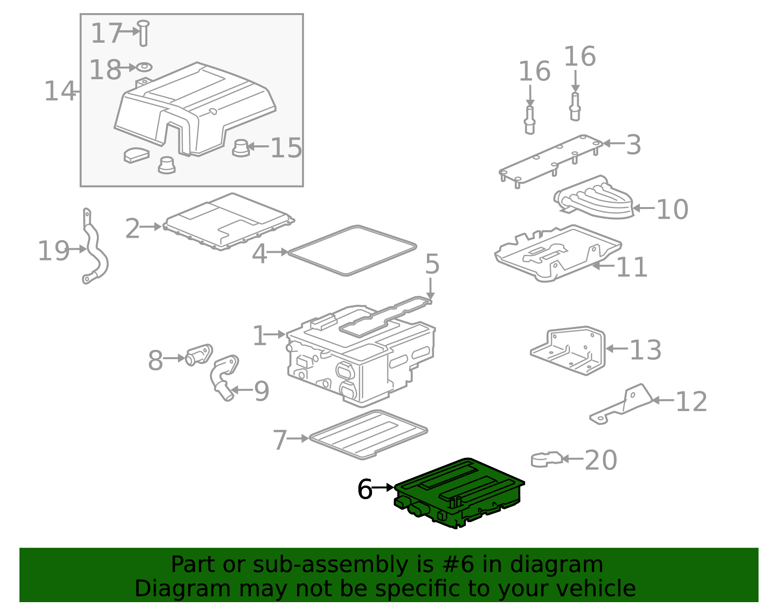 2008-2013 GM Battery Energy Control Module 84442220 | Auto Parts Express