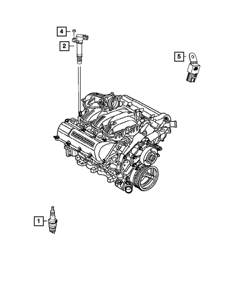 Ignition - Spark Plugs, Cables, Coils, and Glow Plugs for 2014 Ram 1500 #0