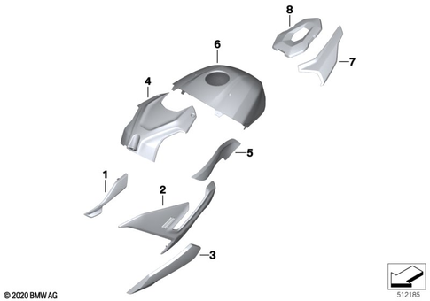 Painted Parts for 2022 BMW-Motorrad S 1000 R #0