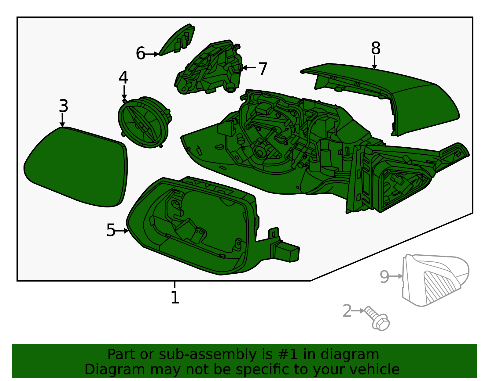 87620-AT400 - Mirror Assembly Kia.Parts Store