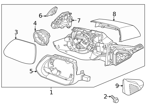 Outside Mirrors for 2023 Kia Niro #0