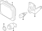 1EA919275A905 - : Parking Aid Sensor for Audi Image