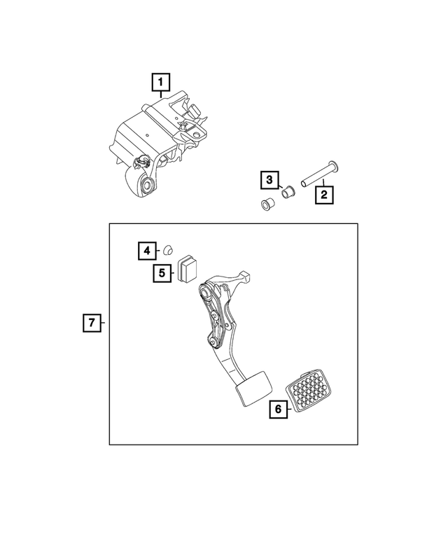 68095301AA - Brakes: Master Cylinder Push Rod Pin Clip for Mopar Image