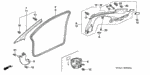 91560SNAA01 - Interior/Bumper: CLIP, TRIM for Honda Image